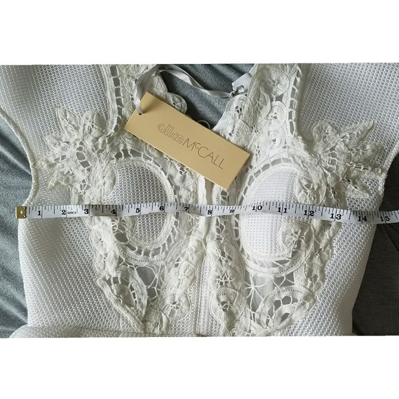 NWT Alice Mccall She Said She Dress in White - Picture 6 of 8